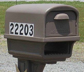 Mailbox with 911 address